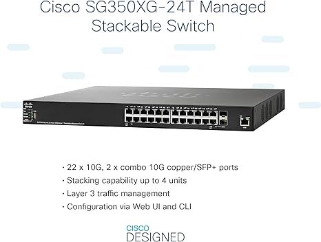 Cisco SG350XG-24T Stackable Managed Switch